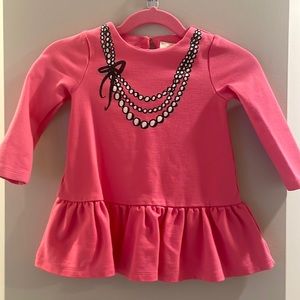 NWOT Kate Spade Baby Peplum Top 12M